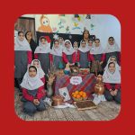 عکس یادگاری دختران عزیز پایه سوم کلاس شهیده زینب